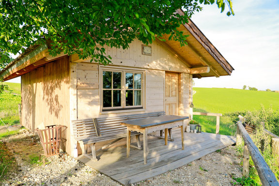 Die Hütte am Tachinger See